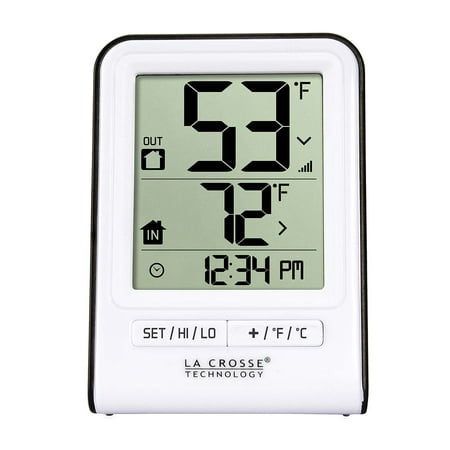 la crosse indoor outdoor thermometer wireless 1410gr la crosse technology wireless indooroutdoor thermometer w outdoor sensor la crosse indoor outdoor thermometer wireless 1410gr la crosse technology wireless indooroutdoor thermometer w outdoor sensor